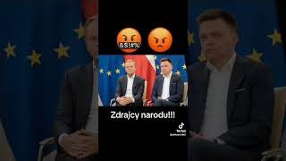 Zdrajcy Narodu polityka udostępnij tusk hołownia po lewica włączprawdę telewizjarepublika [upl. by Liponis671]