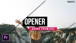 Create a Title Opener in Adobe Premiere  Tutorial [upl. by Ahcsat]