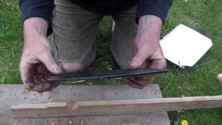 Home made Bushcrafting knifePart 2 [upl. by Ahsienek50]