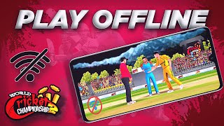 Wcc2 How To Play Offline  Wcc2 Play Offline in Free  Wcc2 New Update [upl. by Yenahc]