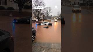 Police Car Stuck in Floodwaters in Georgia [upl. by Roderich782]