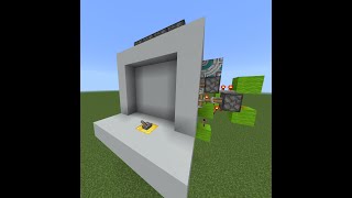 tutorial IMPROVED 4x4 Piston Door  Minecraft Bedrock [upl. by Ellmyer]