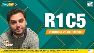 PRONOSTIC REUNION 1  COTE amp COTE  VINCENNES R1C5  29122023 [upl. by Ricardama948]