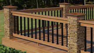 Wood Balcony Railing Designs [upl. by Nirraj]