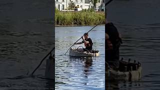 Making a Coracle for Ballina Heritage day 2024 ireland coracle ballina coracle ireland mayo [upl. by Mcmahon]