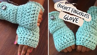 Fingerless Crochet Gloves Crochet Fingerless Gloves for Beginners [upl. by Anaitsirhc]