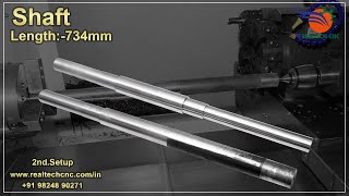 Shaft Length734mm  RealTech CNC Machine VD254 [upl. by Bulley]