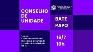 Batepapo sobre Calendário Excepcional [upl. by Silsbye]