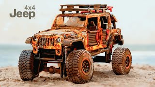 Reviving a Destroyed 4x4 Jeep Full Restoration Process [upl. by Schuyler]