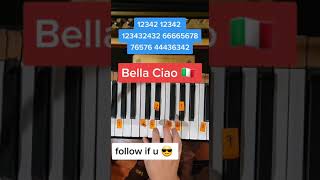 Bella Ciao Easy Piano Tutorial [upl. by Behm]