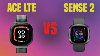 Fitbit Ace LTE vs Fitbit Sense 2  Full Specs Compare Smartwatches [upl. by Jacey828]