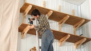 Uphigh garage shelves [upl. by Enahpad]