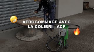 Démonstration de laérogommage avec la Colibri ACF [upl. by Eceinwahs]