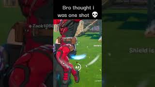 Bro thought i was one hit 💀 fortnitememes shorts foryou [upl. by Delaine632]