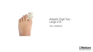 Adaptic Digit Toe Large x10 4068425 [upl. by Naihtniroc]