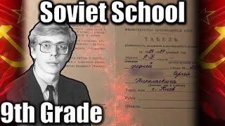 Education in the USSR Soviet Schools and the 9th Grade subjects sovieteducation [upl. by Nalek]