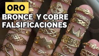 Falsificaciones de oro con cobre y bronce valuadores de oro ✅ ⚠️😱 [upl. by Drarej]