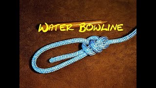 Water Bowline  a Very Secure Knot  How to Tie a Very Secure Loop [upl. by Eirok]