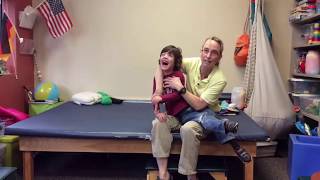 How to Relax Arm Stiffness Exercises for a Child with Cerebral Palsy 002 [upl. by Nickolas]