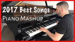 TOP HITS of 2017 in 5 minutes  Naor Yadid Piano Mashup [upl. by Atoel]