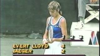 Chris Evert d16yearold Andrea Jaeger in 1982 Amelia Island final [upl. by Gefell]