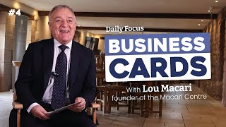 Lou Macari Lisbon Lions to Charity Founder  Daily Focus Business Cards [upl. by Roter351]