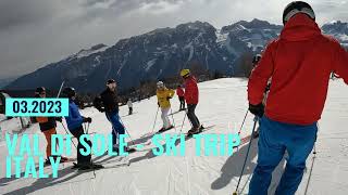 Val di Sole SKI TRIP marzec 2023 [upl. by Namlas]