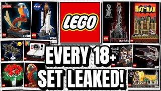 EVERY Lego 18 2024 SET LEAKED 35 Sets [upl. by Alleuqcaj]