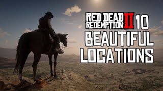 10 Beautiful Locations in Red Dead Redemption 2 [upl. by Eitsrik]