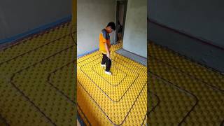 Underfloor Heating System  shorts [upl. by Aimas]