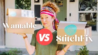 Stitch Fix vs Wantable  Womens Clothing Subscription Showdown [upl. by Aliuqat795]