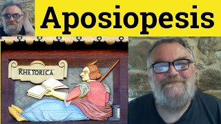 😎Aposiopesis Meaning  Aposiopesis Defined  Aposiopesis Examples Aposiopesis Definition Aposiopesis [upl. by Fallon]