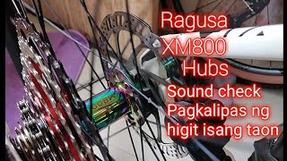 Ragusa XM800 hubs Sound check after more than 1 year Non edited hub [upl. by Estren]