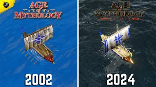 Age Of Mythology RETOLD vs ORIGINAL  Details amp Graphic Comparison [upl. by Reisch]