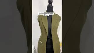 Notched collar Jacket sewinghacks sewingtips jacketdesigns [upl. by Chelsea]