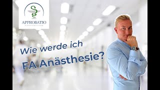 Facharztausbildung Anästhesie  Wie werde ich Facharzt für Anästhesiologie [upl. by Vinay]