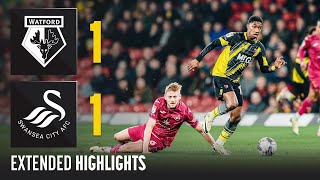 Extended Highlights 🎞️  Watford 11 Swansea City [upl. by Sigismundo830]