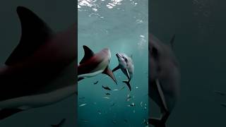 Dolphins fight with Ferocious Sharks to protect Old Fisherman animals [upl. by Corrina135]