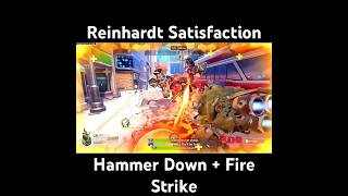 Reinhardt Satisfaction Overwatch 2 overwatch2 tank gaming [upl. by Kolivas]