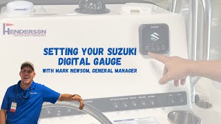 Setting Your Suzuki Digital Gauge [upl. by Ahsenod236]