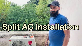 Split Ac Install  Split Ac Installation [upl. by Aserej]