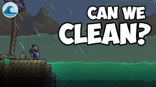 Can we CLEAN the Sulphurous Sea in Terraria TeamSeas [upl. by Anigriv310]