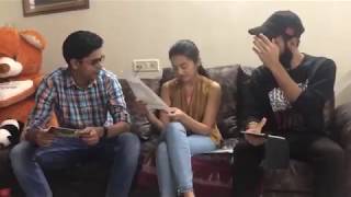 Helly Shah SWARAGINI speaking bollywood dialogues in Gujarati  Vishal Chaubey [upl. by Mimajneb113]