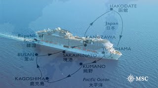 （2）2023 MSC Bellissima ベリッシマ 地中海榮耀號豪華郵輪日本環島10日遊 [upl. by Herb900]