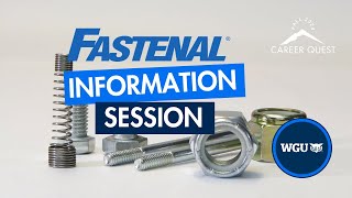 Career Quest Fastenal Information Session [upl. by Yllas]