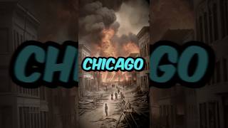 The Great Chicago Fire A City on Fire historyshorts history facts [upl. by Schluter]