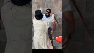 Actor Stan Nze surprises Okopi Peterson and wife at their traditional weddinglove africa shorts [upl. by Lanni]