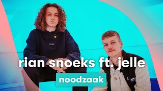 MNM LIVE Rian Snoeks Ft Jelle  Noodzaak  MNM RampBeats [upl. by Antipas]