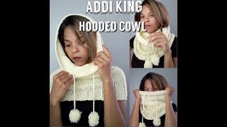 Addi Express King Hooded Cowl [upl. by Pinto274]