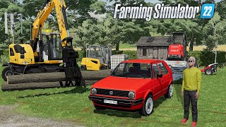 Entretien de JARDIN amp Chargement de GRUMES  Farming Simulator 22 PAYSAGISTE [upl. by Eudocia]